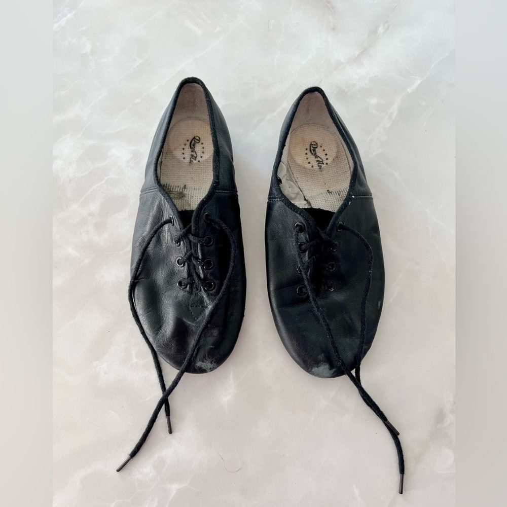 Dance Now Lace Up Jazz Shoe Dancewear Black Size 1